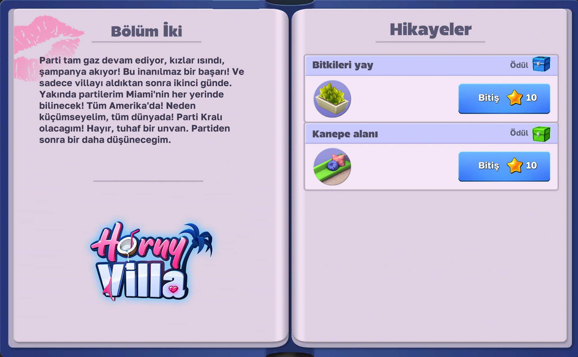 Villayı restore etmek için tamamlanacak görev